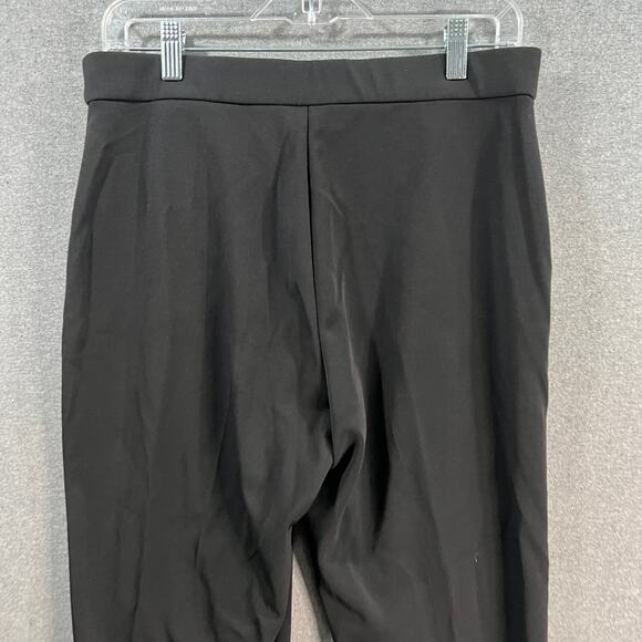 Susan Graver Petite LK Fusion Pull-On Crop Pant Black, Petite Medium - Picture 4 of 9